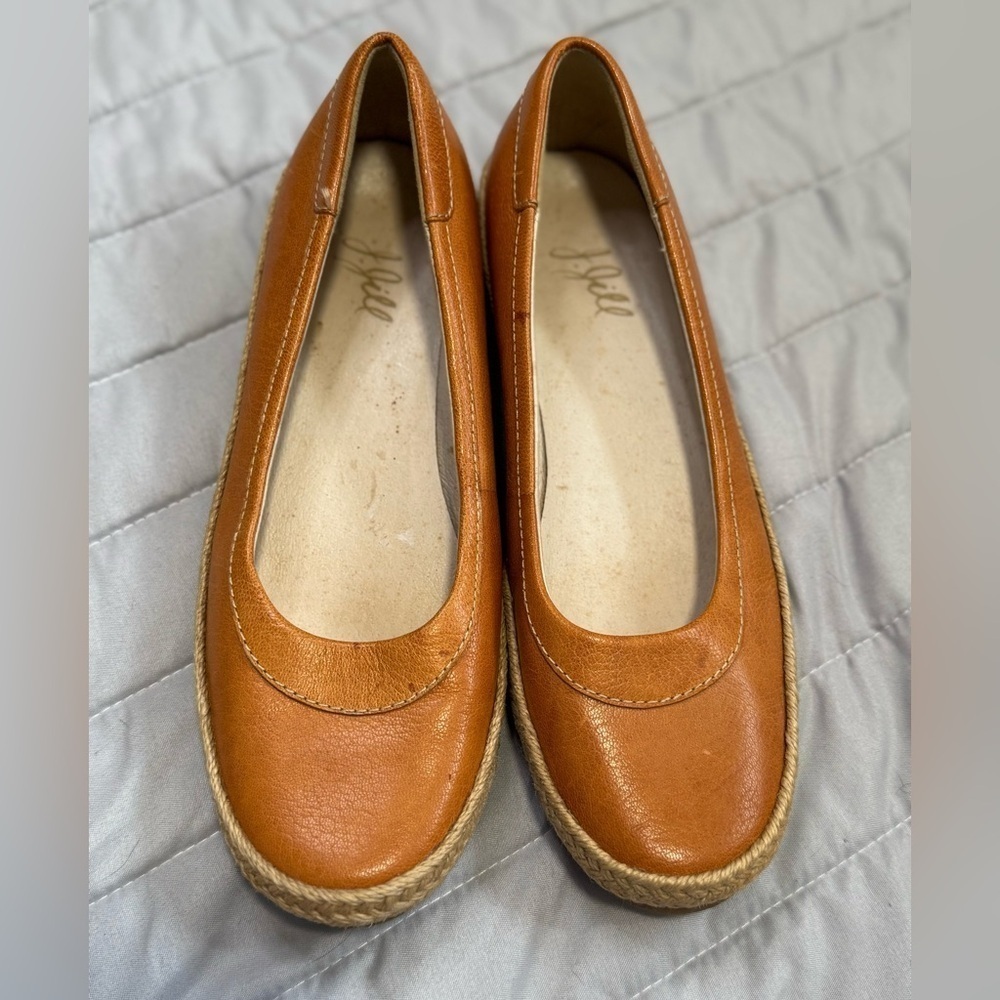 J Jill Espadrille Ballet Flats Size 6.5 M
